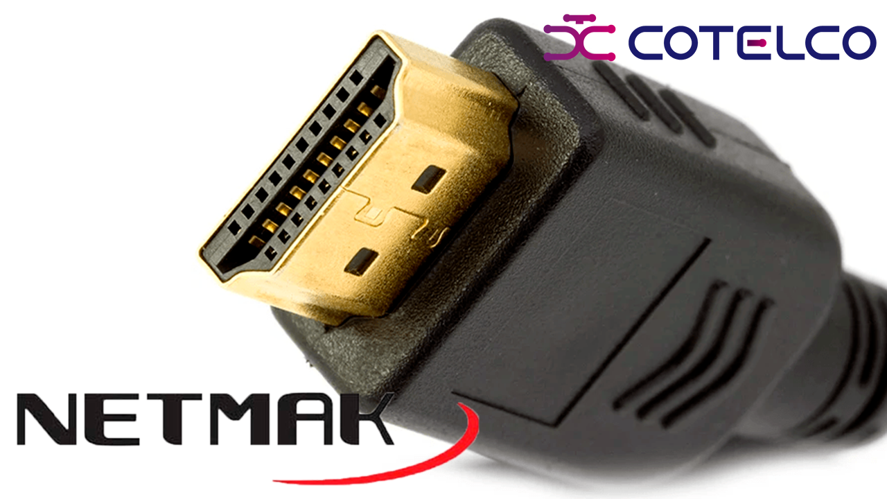CABLE HDMI/HDMI NETMAK 1,50 MTS